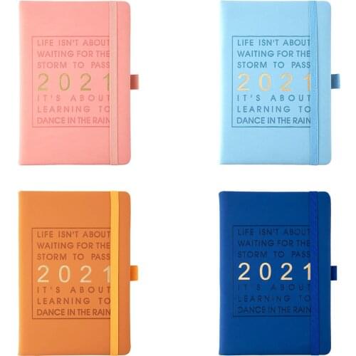 2021 Monthly Plan Planner Color Papers Notebook Organizer Agenda Schedule Book Office & School Supplies Stationery