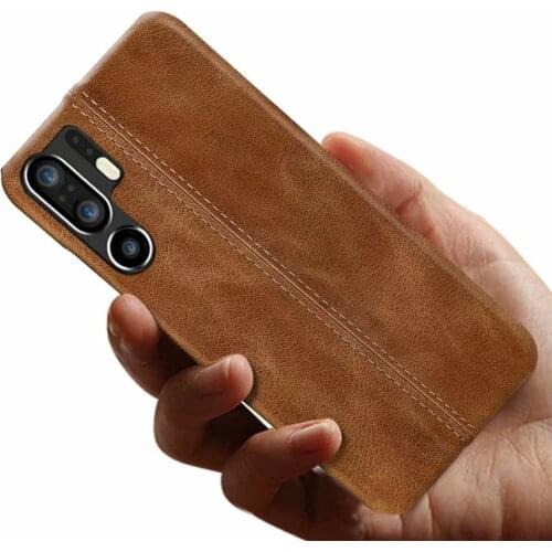 3 Colors Genuine Leather Back Case For Huawei P30 / P30 Pro / P30 Lite Phone Pouch Bags Real Natural Cowhide Cow Skin