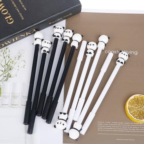 5Pcs/Set Chinese Panda Cartoon Gel Pen Cute Magic Pens Gel Pens For School Writing Novelty Stationery Girls Gifts
