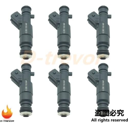 6Pcs OEM 0280155842 Fuel Injectors Nozzle For PEUGEOT 106 306 CITROEN SAXO XSARA 1.6L
