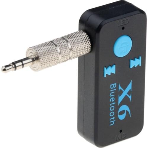 Kebidu Car Speaker Bluetooth Adapter Receiver 3 in 1 Wireless USB Bluetooth 4.1 Receiver 3.5mm Audio Support TF Card MIC