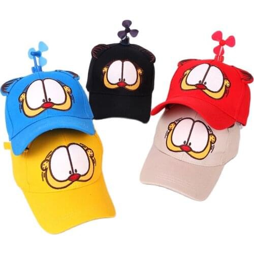 Doitbest 2021 Child Baseball Cap spring Hip Hop Windmill cartoon cat summer kids Hats Boys Girls Caps snapback hat gorras