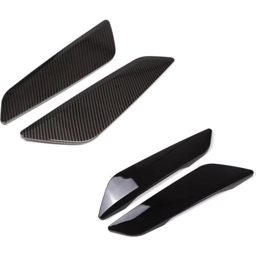 For BMW 5 Series G30 2018 2PCS Glossy Black Car Side Wing Air Flow Fender Grill Outlet Intake Vent Cover