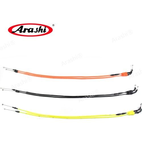 Arashi Motorcycle Oil Accelerator Throttle Cables Lines Control Wires for YAMAHA MT07 MT-07 2014 2015 2016 FZ07 FZ-07 1 Pair