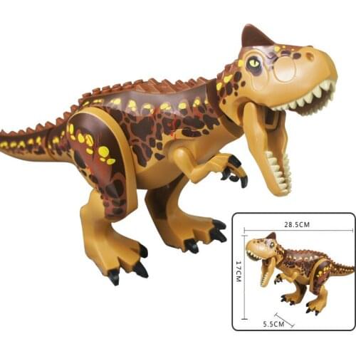 Jurassic Big Dinosaur Building Blocks Toys Park Compatible Major Brand Gifts Simulation Animal Rex Raptor