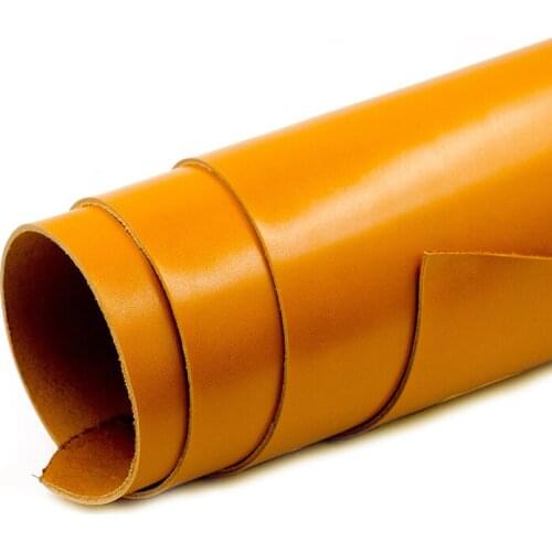 Vegetable tanned leather top layer cowhide leather handmade diy leather leather vegetable tanned leather dyed beeswax color 2mm