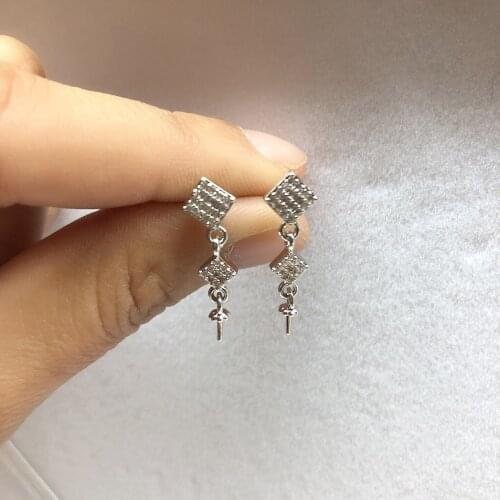 NEW Promotion Earrings Mountings Classical Earrings Findings Settings Jewelry Parts Fittings for Pearls Beads Stones