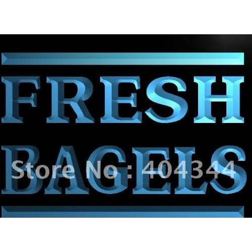 LB416- Fresh Bagels LED Neon Light Sign home decor crafts