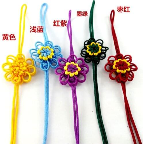 New Sun Flower Tassel Ear Pendant Antique Home Accessories Chinese Knot Material
