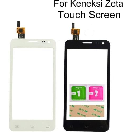 4.5" Mobile Phone Touch Screen For Keneksi Zeta Touch Screen Front Glass Panel Repair Tools Adhesive Wipes