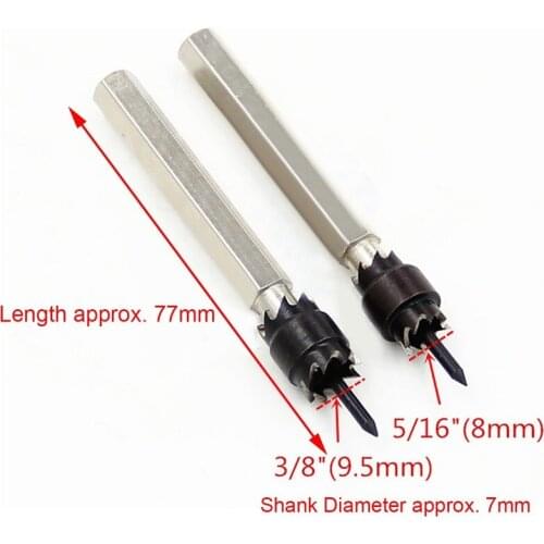 3/8" 5/16" Spot Weld Drill Bit HSS Rotary Spot Weld Drill Remover Sheet Metal Hole Cutter Panel Separator for Woodworking Tools
