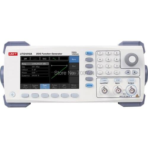 UNI-T UTG1010A High Quality Function/Arbitrary Waveform Generator 1 Channel 10MHz Bandwidth 125MS/s 10MHz 14 bits USB Interface