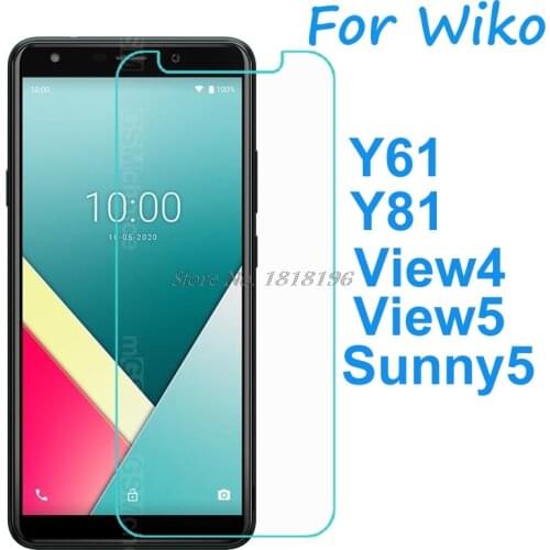 Premium Tempered Glass for Wiko Sunny View 4 5 Lite Plus Glass Film Screen Protector For Wiko Y61 Y81 Sunny5 View4 View5 Glass