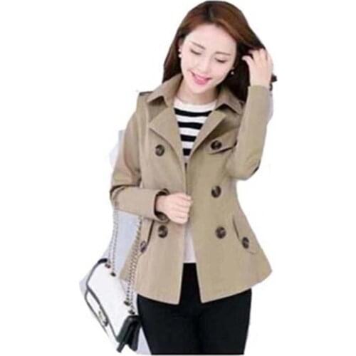 Zeongro Women's Short Trench Coats