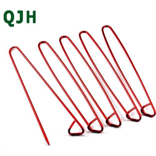 5pcs/lot Large 17cm lenth Multi-color Aluminum Markers Holder Needle Clip Craft Knitting Crochet Locking Stitch Weaving Tools