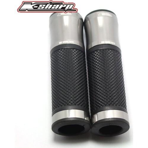 9 color CNC Motorcycle Aluminum Rubber Gel Hand Grips 7/8" Handle Bar Sports Bikes for KTM AUDACE ELDORADO F4 RR/1000 F3 675
