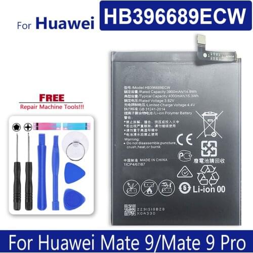 HB396689ECW/HB406689ECW Phone Battery For Huawei Mate 9/Mate 9 Pro Mate9/Mate9Pro Mate 9/9Pro Bateria