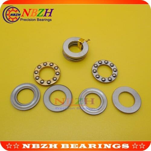 Free Shipping Axial Ball Thrust Bearings F7-15M 7*15*5 mm Plane thrust ball bearing F7-15 M 7X15X5