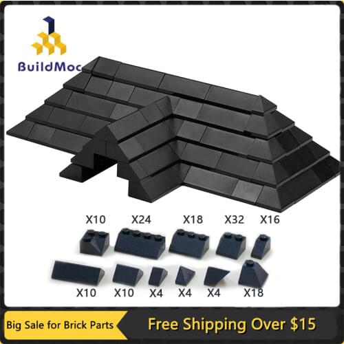 DIY Roof Tiles Pack brick pack enlighten block brick set Compatible With Other Assembles Particles No instruction