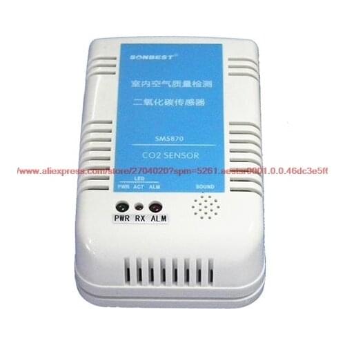 RS485 MODBUS indoor air quality infrared carbon dioxide CO2 sensor SM5870B protocol