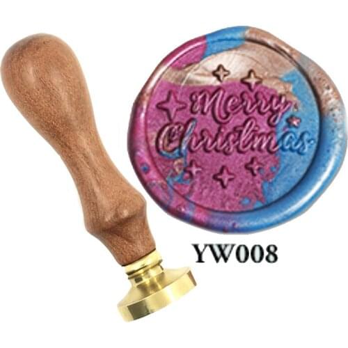 Exquisite Paint Wax Stamp Greeting words you wood handle,DIY Ancient Seal Retro Stamp,Personalized Wax Seal High Quality08
