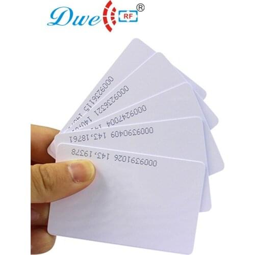 Access control cards 125khz TK4100 RFID PVC student ID card with unique identifier