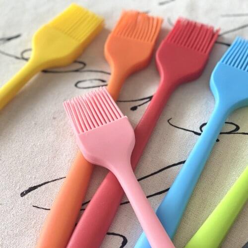 Upgrade Small Silicone Baking Tray Bread Chef Pastry Oil Butter Paint Brush Barbecue Brush Silicone Baking Barbecue Tool