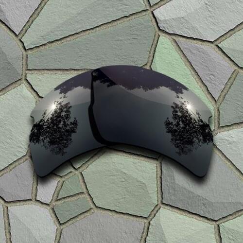 Grey Black Sunglasses Polarized Replacement Lenses for Oakley Flak 2.0 XL