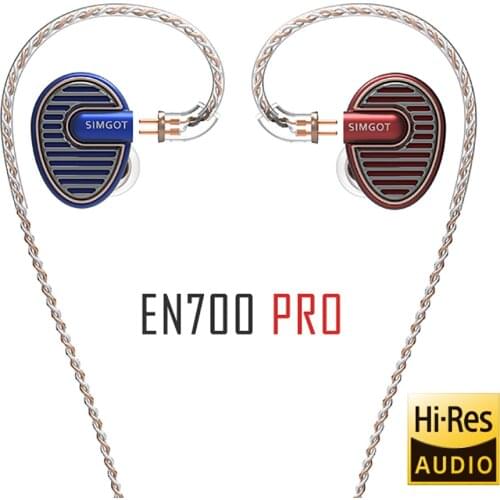 SIMGOT EN700 PRO Upgraded Hi-Res Dynamic Bass HiFi Music Monitor DJ Earphone In-Ear Earbud With Detachabel Cable Fone De Oudivo