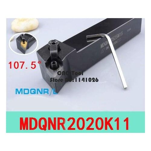 MDQNR2020K11/ MDQNL2020K11 Metal Lathe Cutting Tools,CNC Turning Tool,Lathe Machine Tools, External Turning Tool Type MDQNR/L