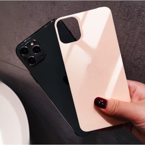 Back Screen Protectors Tempered Glass Film For iPhone11 Pro Max 11 Pro 11 Colorful Mirror Back Cover Protector Film