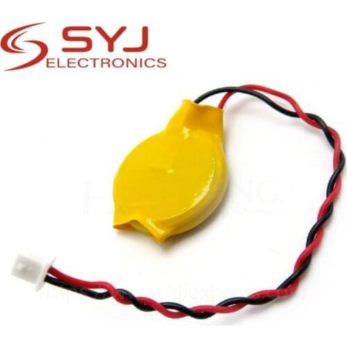 1pcs/lot T4 X3 T60 T61 T400 CR2032 2P CMOS battery motherboard BIOS Battery 3V In Stock