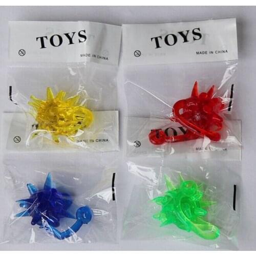 10pcs/lot Sticky Toy Novelty Item For Joy SPIKE BALLS PARTY FAVORS GIFT BAGS Red Blue Yellow Green Funny Kid Toys