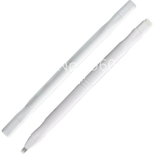 20Pcs Disposable Permanent Makeup Eyebrow Microblading Pen 7Pin 19Pin Needles 0.3mm Blade Manual Microblade Needle Tattoo Tools