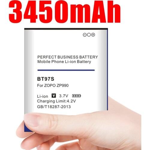 3450mAh BT97S/ BT97T Battery for ZOPO 990 ZP990 ZOPO C7 2X 990