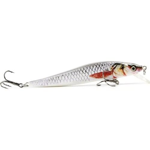 5 Color 9cm/6.5g Popular Minnow Fishing Lure Top Quality Fishing Bait 3D Eyes Crankbait Dynamic Fish Wobbler Tackle Pesca HML09B