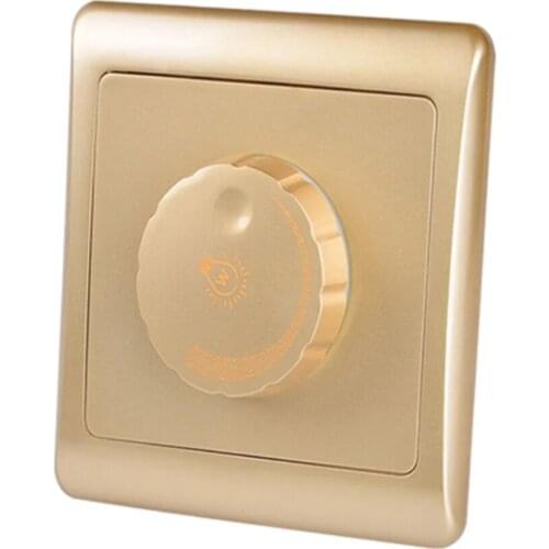 86 Type Dimmer Switch Panel wall 220v High Power 450w Stepless Switch Dimmer Incandescent Lamp