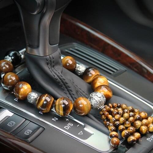Car stalls beads car ornaments blessing peace crystal tiger eye stone red agate brave car pendant