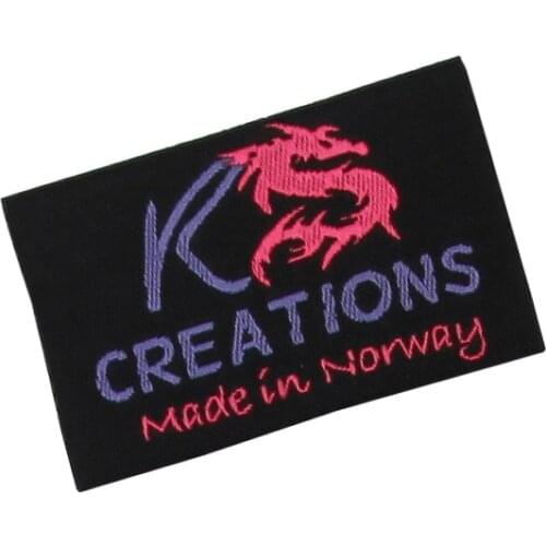 Free Shipping Customized Cotton Casual Women Or Men Clothing Labels With Brand Logo Woven Label For Kids Clothes