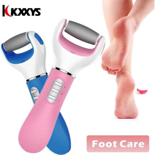 Electric Foot file Care Tool Feet Hard Dead Skin Removal Battery Power Foot USB Exfoliator Heel Callus Remover Pedicure Device