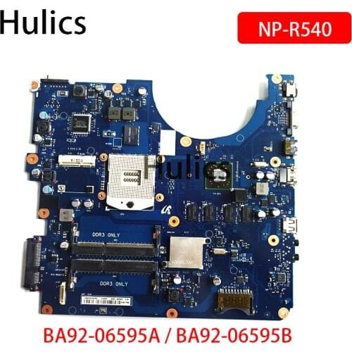 Hulics Original For samsung NP-R540 R540 Laptop motherboard BA92-06595A BA92-06595B DDR3 main board