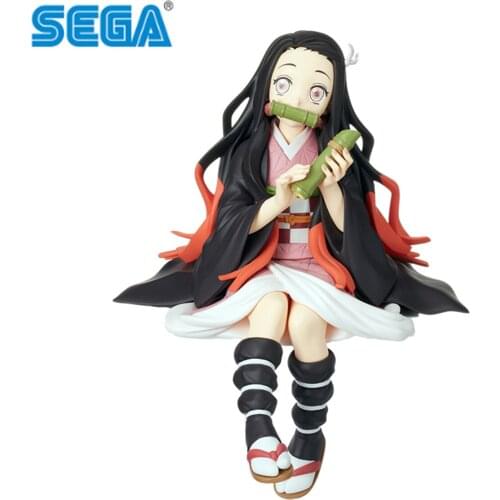 SEGA Model Demon Slayer Kamen Nidouzi Rice Ball Series Instant noodles Scenery figure Action Figureals Model