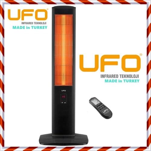 UFO Micatronic Tower 2300 Indoor Outdoor Electric Panel Patio Area Infrared Heater Thermostat Remote Control Stove 220V