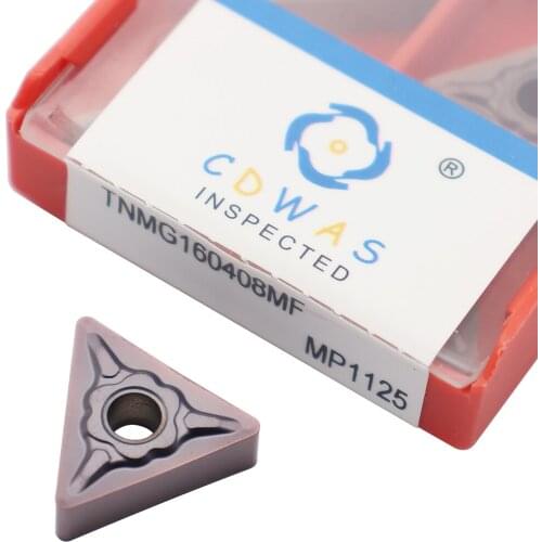 High Quality TNMG160408 MF MP1125 External Turning Tool TNMG 160408 Carbide Inserts CNC Lathe Cutter Tool for Stainless Steel