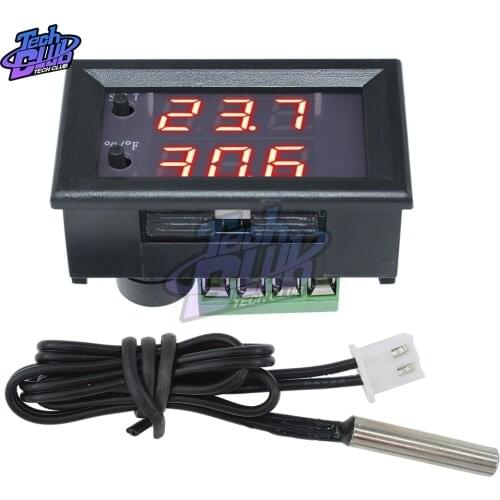 12V Digital Display Thermostat W1209WK 30CM NTC Sensor Thermistor Cable Probe Smart Thermostat Temperature Controller Regulator