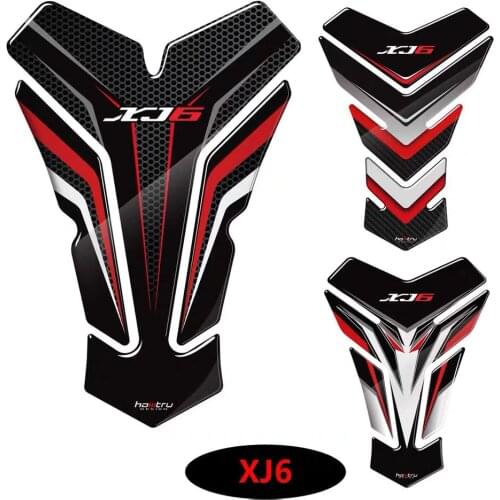3D Carbon-look Motorcycle Tank Pad Protector Decal Stickers Case for Yamaha XJ6 XJ6N XJ6S Tank