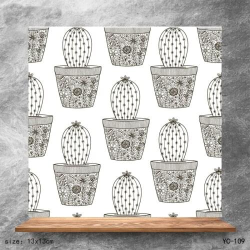 ZhuoAng Barbed plant Clear Stamps/Silicone Transparent Seals for DIY scrapbooking photo album Clear Stamps