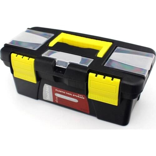 10-Inch Multifunctional Instrument Parts Hardware Storage Box Repair Tool Box Case ABS Plastic Toolbox Electrician Box