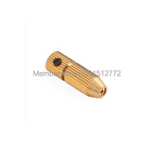 100pcs/lot 3.17-0.7mm Copper Mini Twist Drill Chuck/ Clip/Clamp Small Electric Drill Bit / DIY Metal Hand Drill Chuck