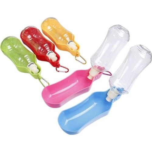 250/500ML Portable Pet Dog Water Bottle For Small Dogs Travel Puppy Cat Drinking Bowl Outdoor Pet Water Dispenser Feeder